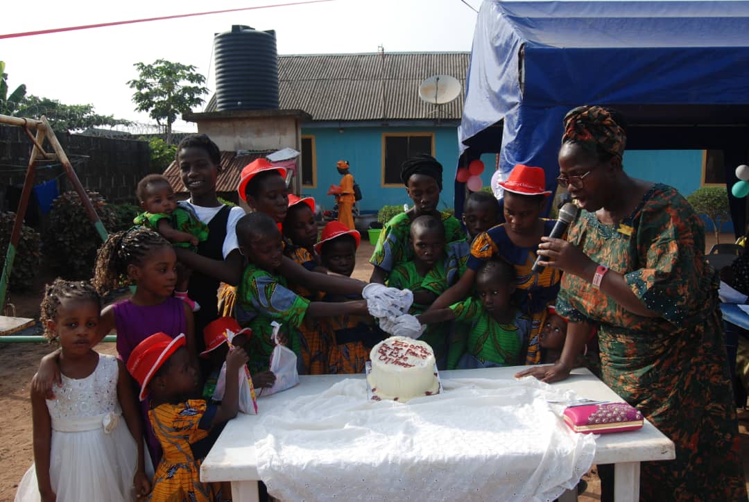 Peace of Life Orphanage End of Year Celebration - Cutting of Cake